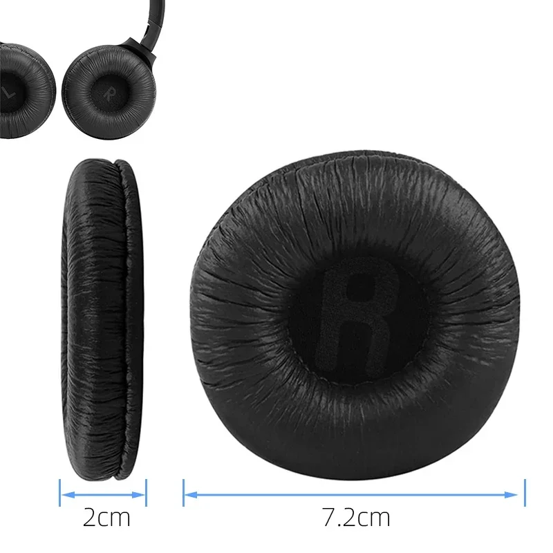 وسادات الأذن لـ JBL JR300 BT T450BT T500BT Tune 500 BT 510BT سماعة رأس لسوني MDR ZX110 ZX330BT سماعة الأذن وسادة 70 مللي متر