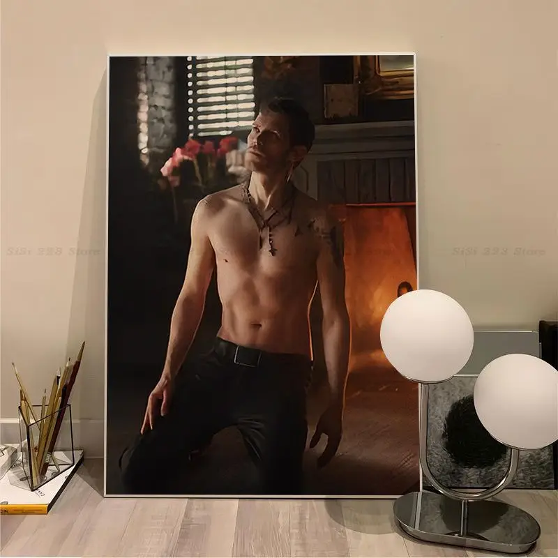 Klaus Mikaelson The Vampire Diaries Classic Movie Posters Kraft Paper Sticker Home Bar Cafe Aesthetic Art Wall Painting