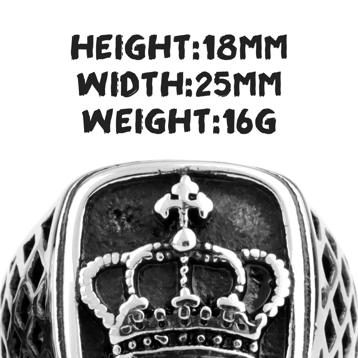 Crown Gold Silver Color Men Rings Punk Hip Hop Trendy Cool for Boyfriend Male Stainless Steel Jewelry Creativity Gift Wholesale