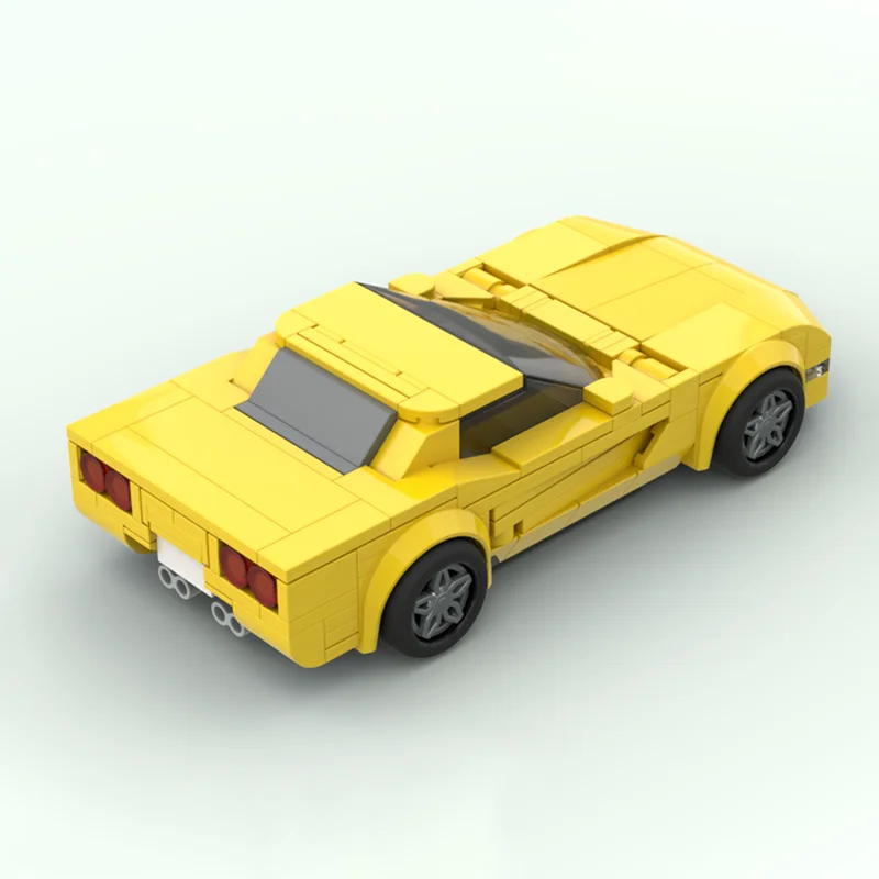 Moc قوالب بناء IC5 ZO6 سرعة أبطال السيارات نموذج التكنولوجيا وحدات سوبر الرياضة كتل هدايا عيد الميلاد لعبة لتقوم بها بنفسك الجمعية #3