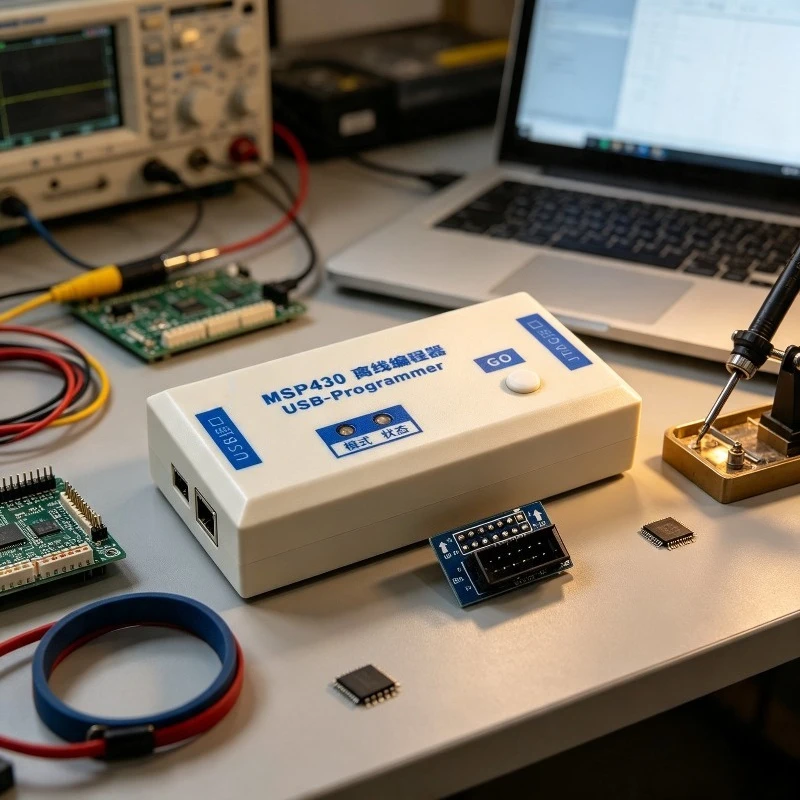 MSP430 High Speed Offline Batch Programmer Burner USB BSL JTAG Debugger Emulator