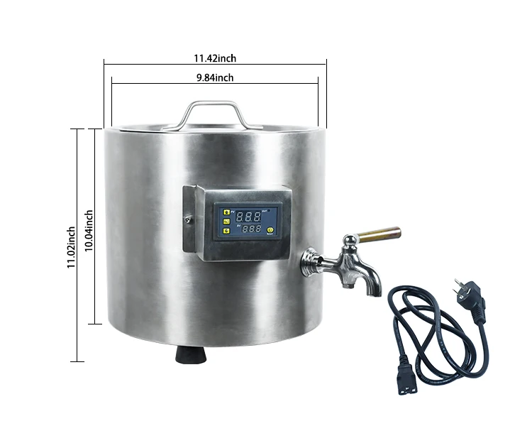 Newly Arrived Candle and Soap Manufacturing Furnace Double Layer Boiler Cooling Contact High Temperature Accurate