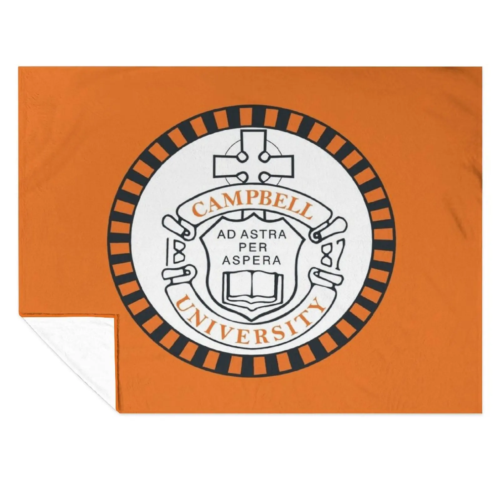 

Campbell University Throw Blanket Loose Travel Winter beds Cute Plaid Blankets