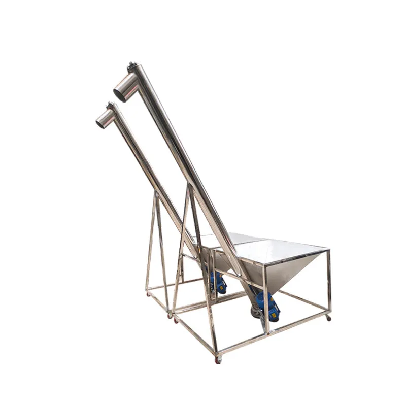 Stainless steel screw feeder feed flour plastic granule auger automatic feeder conveyor hoist