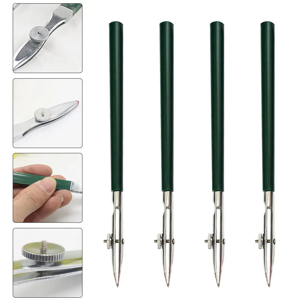 

4Pcs Art Ruling Pen Alloy Adjustable Masking Fluid Pen Drawing Tool for Straight Fine Lines Border Drawing Accessories