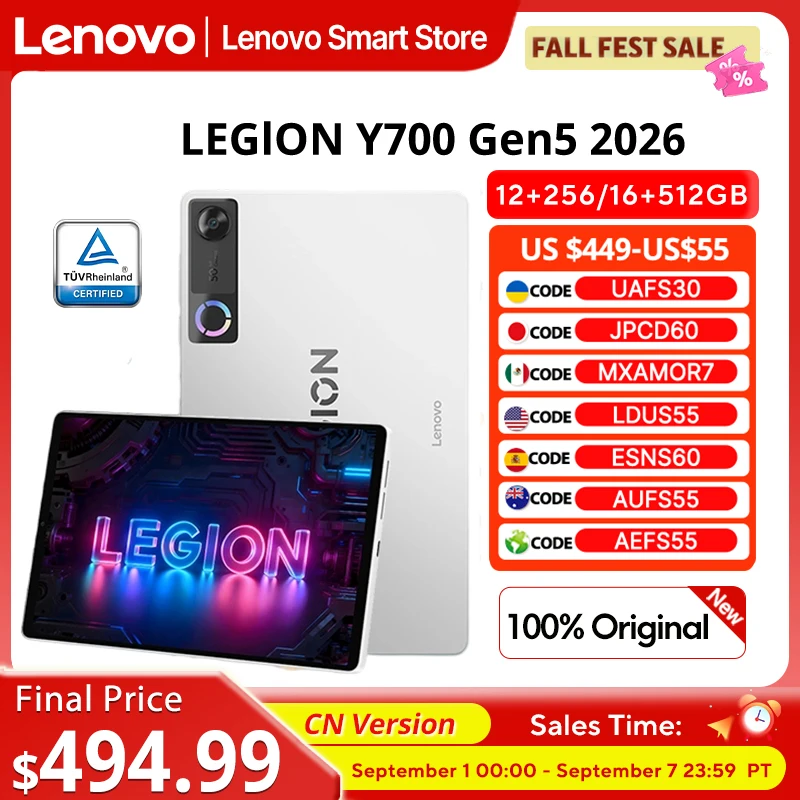 Lenovo Legion Y700 第5世代 中国版 12+256GB 黒 特別割引