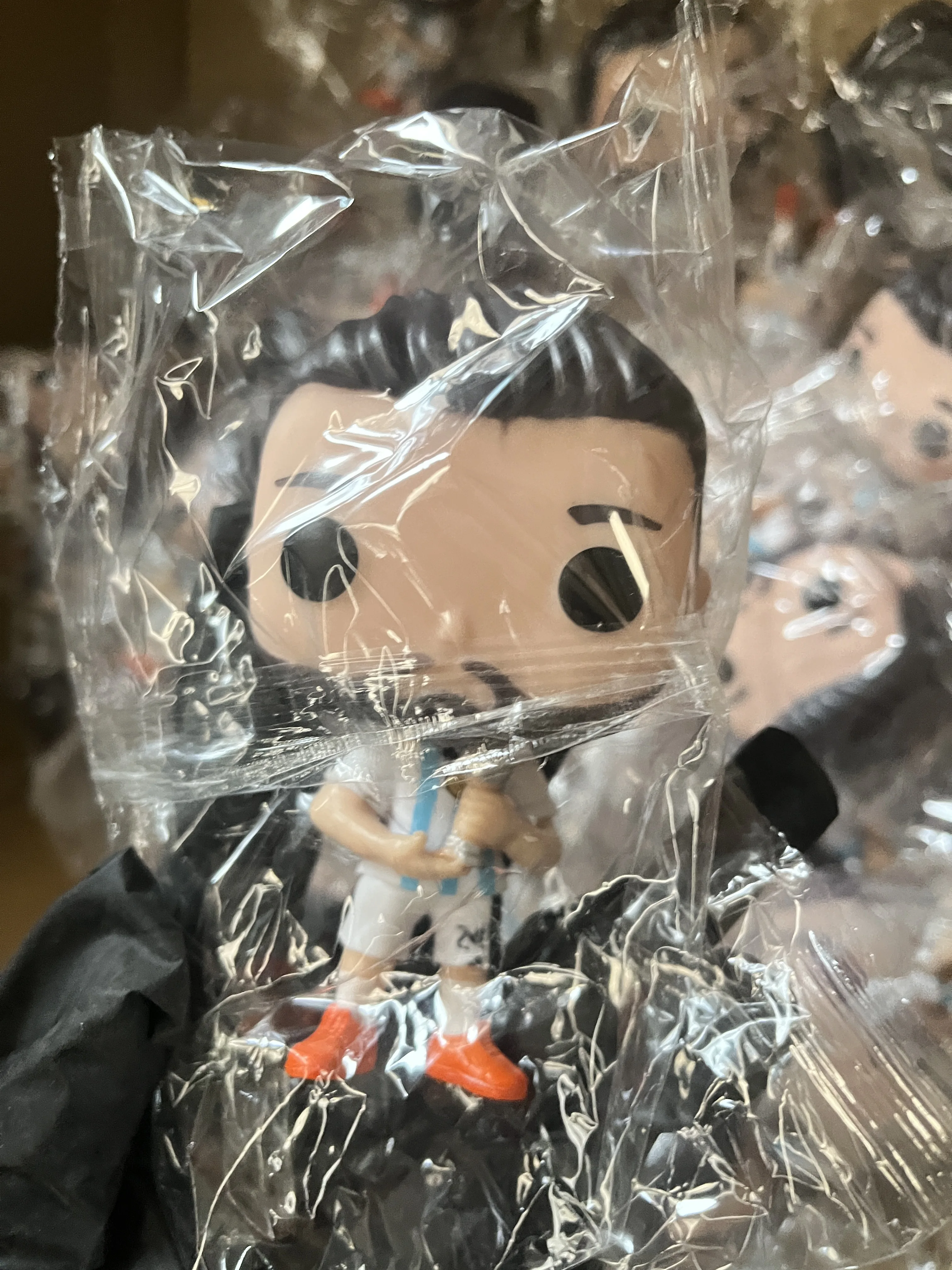 Estrella del Fútbol, Lionel Messi 10 # Figura de Vinilo de Cristiano Ronaldo de 10 cm, Muñeco Coleccionable de PVC, Juguetes para Niños, Regalo de Cumpleaños