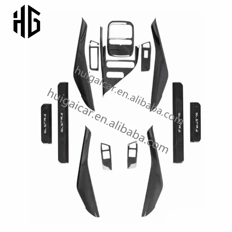High Quality OEM Interior Trims Dry Carbon Fiber Accessories for Lotus Eletre 2023 Car Interior Dashboard Center Console Covers