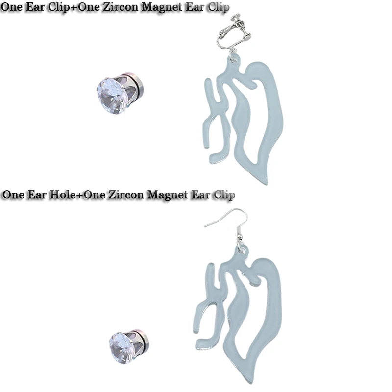 

Anime Hunters Rumi Zoey Cosplay Ear Clips Earrings Women Ear Holes Girl Groups Halloween Carnival Party Cosplay Props Accessorie