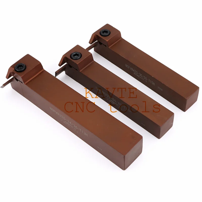 قاطع أخدود الوجه على شكل 7 من HOT MGFVR320/MGFVR325 نطاق معالجة مزدوج الرأس 24-400 أداة تشقيب كربيد MGMN300