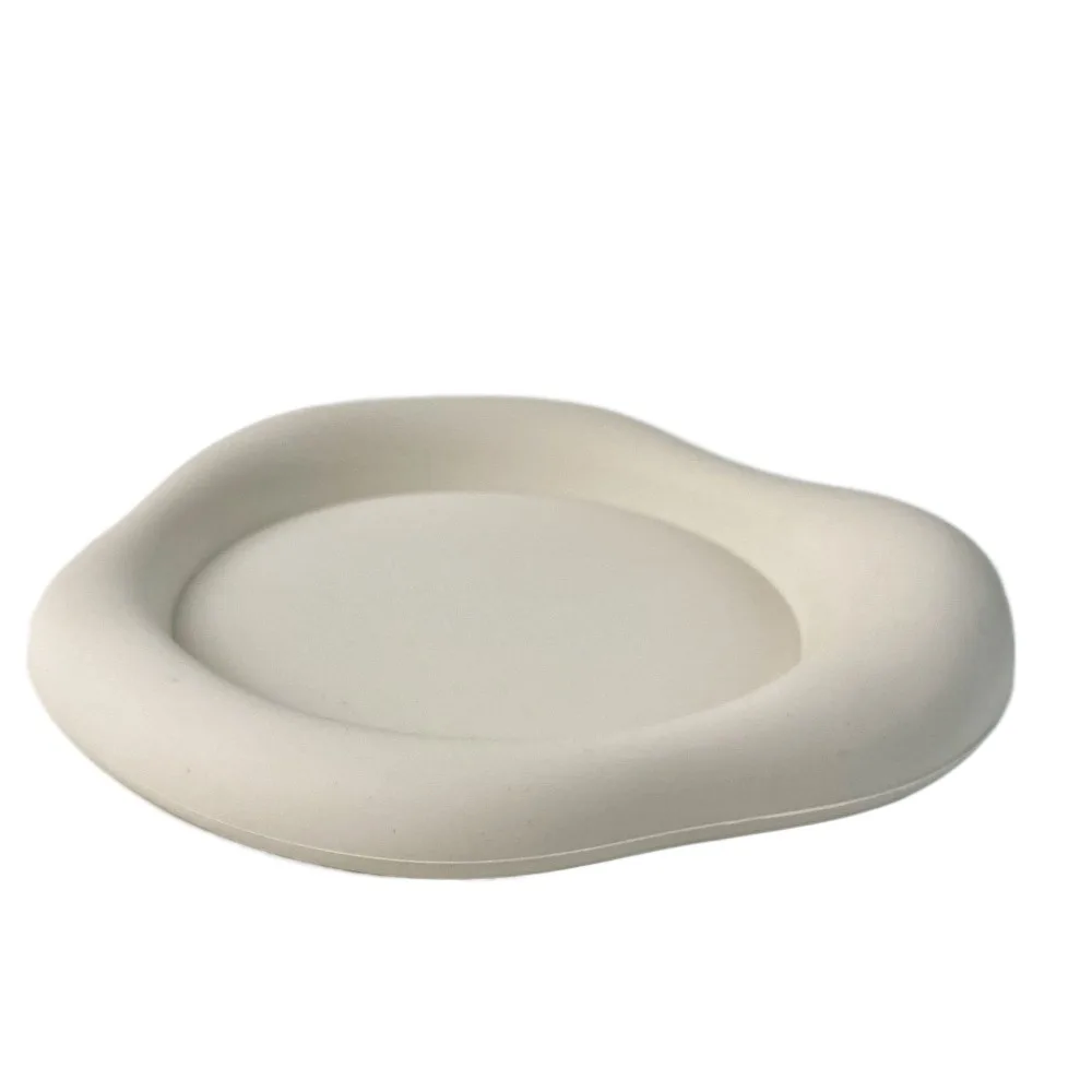 

2PCS Slip Resistant Cloud Silicone Coaster Heatproof Decorative Coffee Hot Pad Nordic Thickened Storage Tray Photo Props