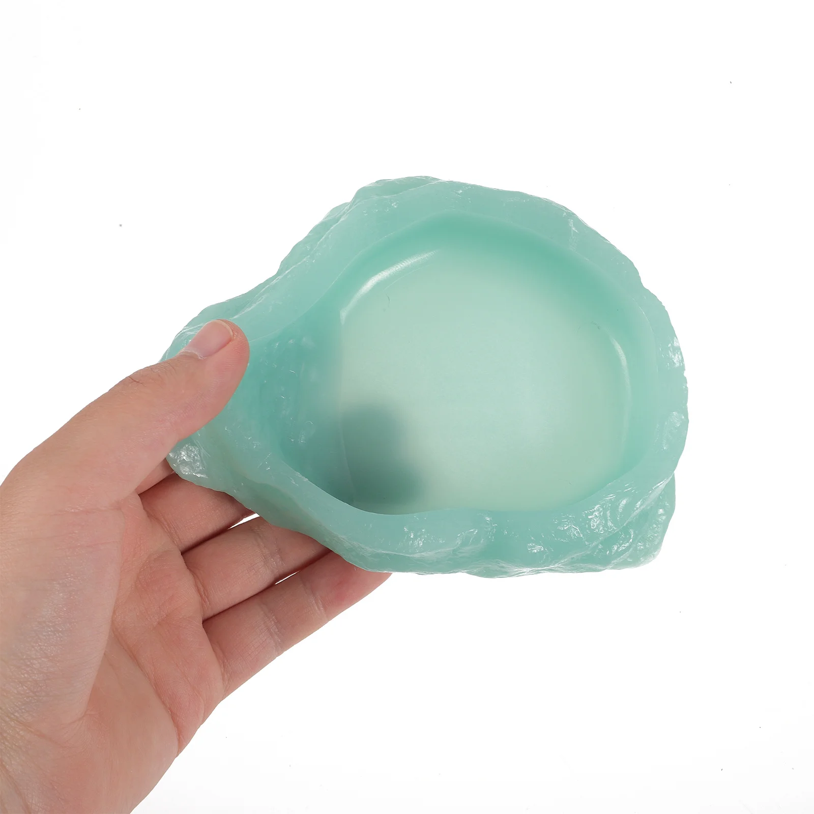 

Reptile Feed Dish Food Bowls Pet Water Bearded Dragon Turtle Feeding Feeder Small
