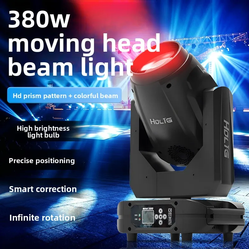 

Mini 380W beam of light bar clear bar live stream rotating spotlights stage performance wedding banquet hall shaking lights