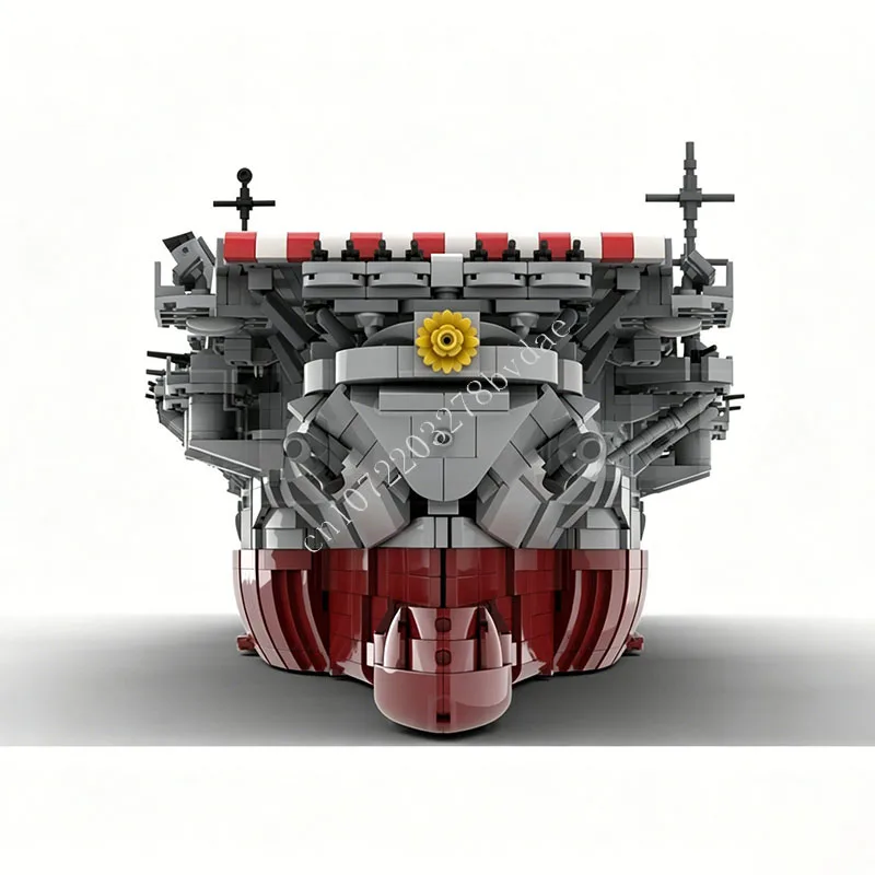 10172 PCS IJN Shinano Aircraft Carrier Building Blocks Set Creative Assembly Model Educational Toy Gift For Adults Home Ornament