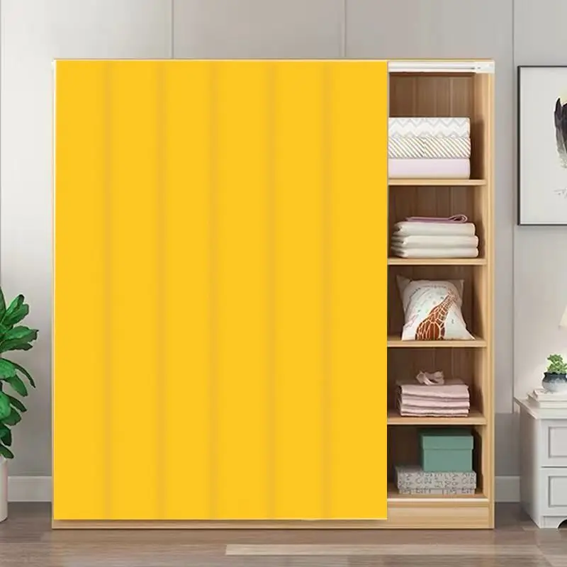Japanese Style Solid Color Noren Door Curtain Minimalist Shading Partition for Wardrobe Closet Organizer Home Decor