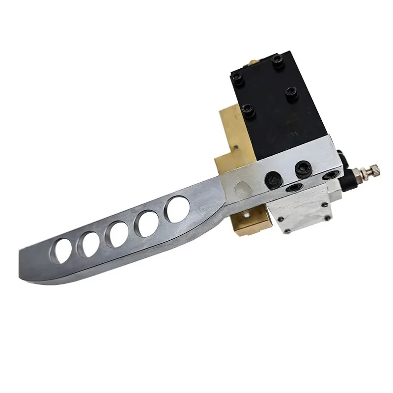 Adjustment device, woodworking edge sealing, front and rear cutting adjustment device, side blocking unit