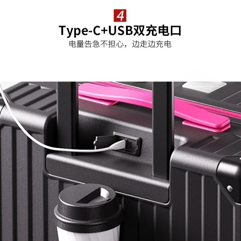 Female trolley case, male strong and durable student universal wheel boarding case