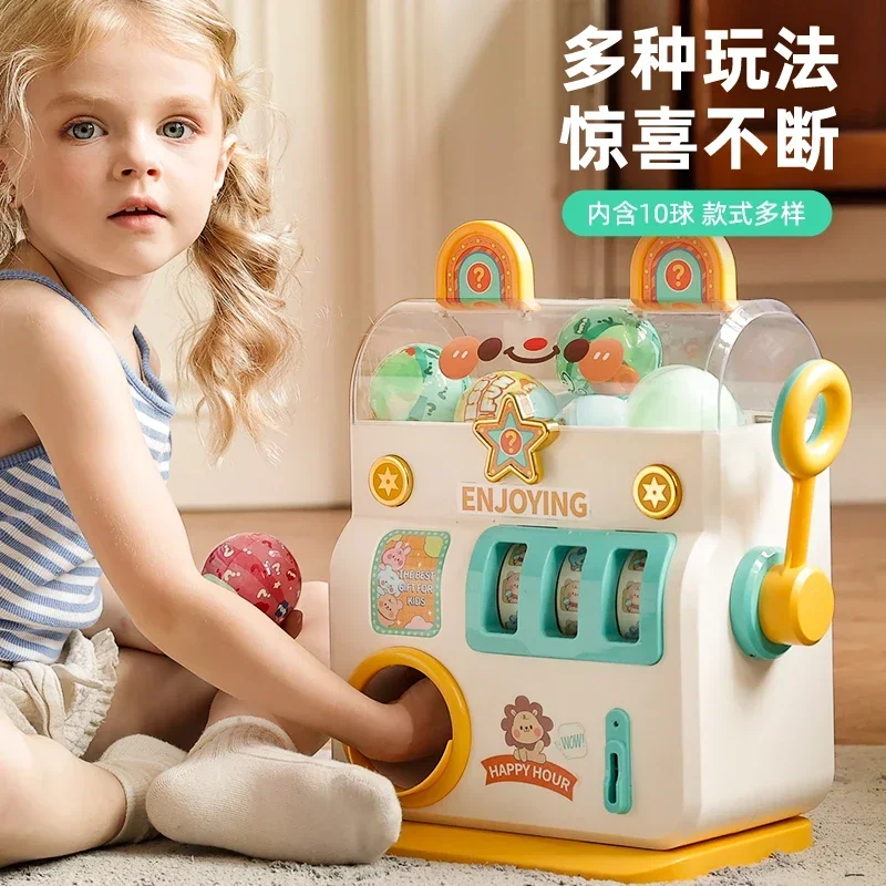 Egg machine girl toy lottery large mini clip doll machine birthday gift