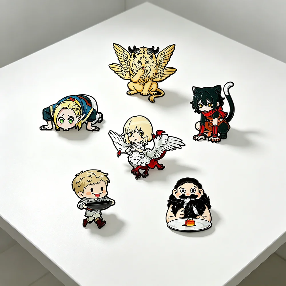 6pcs Japanese Anime Pin Badge  – Embroidery Reddit recenzja i cena