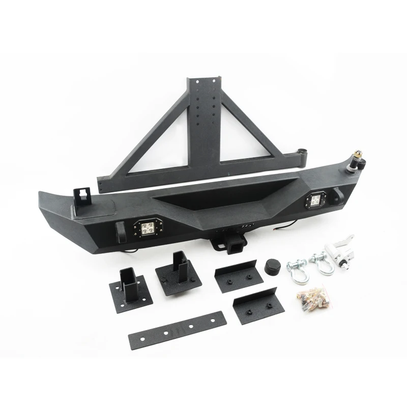 

Rear Bumper With Spare Wheel Carrier For Jeep Wrangler JK Accessories Car Bumper Guard