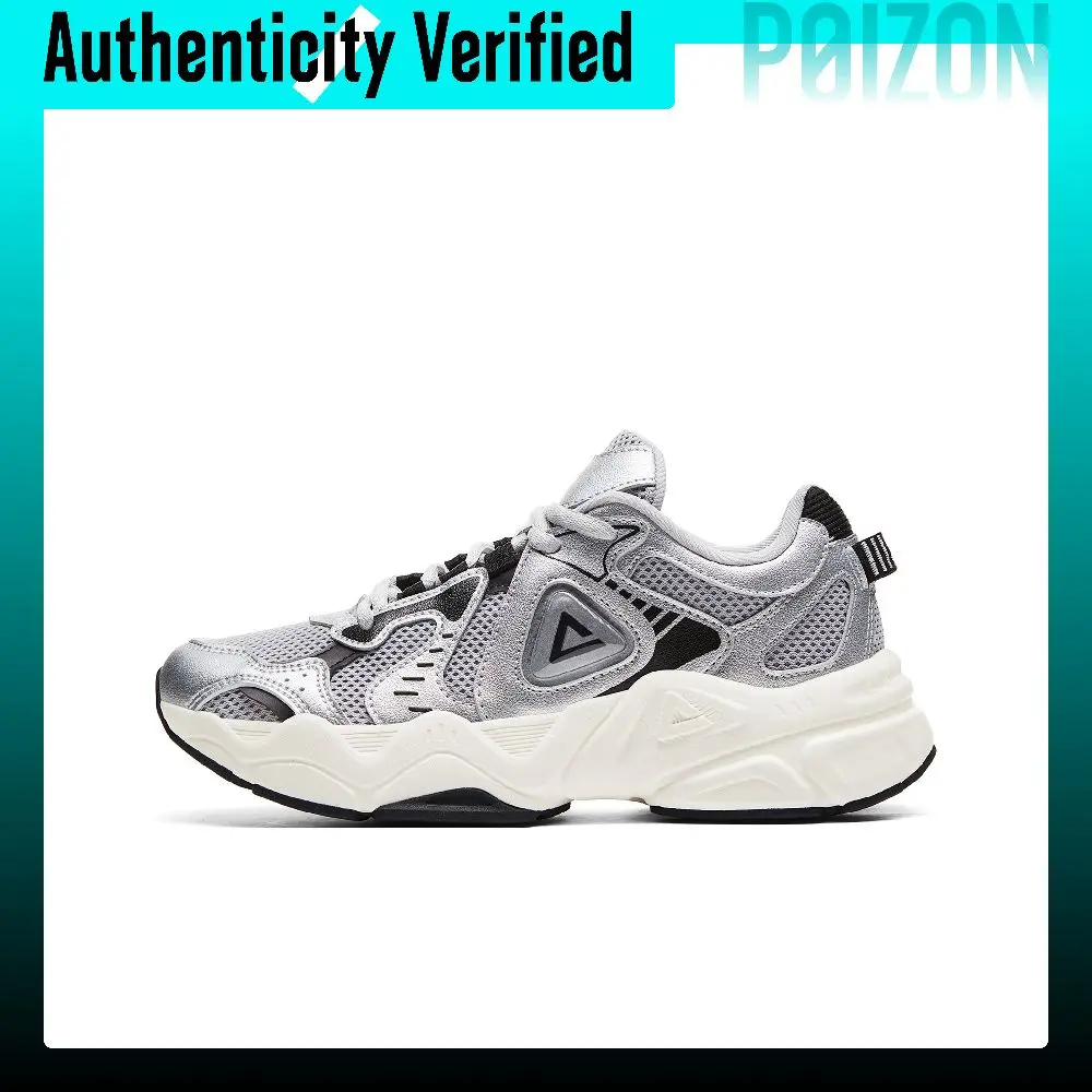 PEAK Casual Shoes Women's Low-top Silver Black DE420078