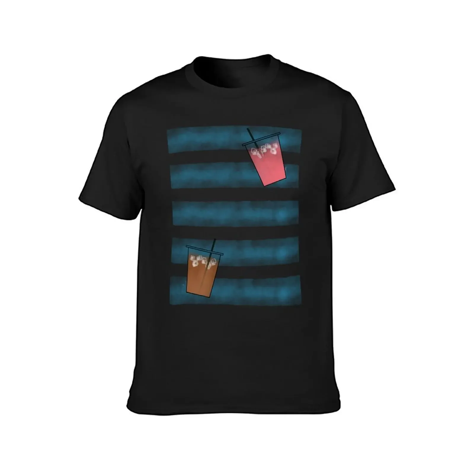 Iced Coffee & Pink Milk T-Shirt blacks blanks shirts graphic tees slim fit t shirts for men