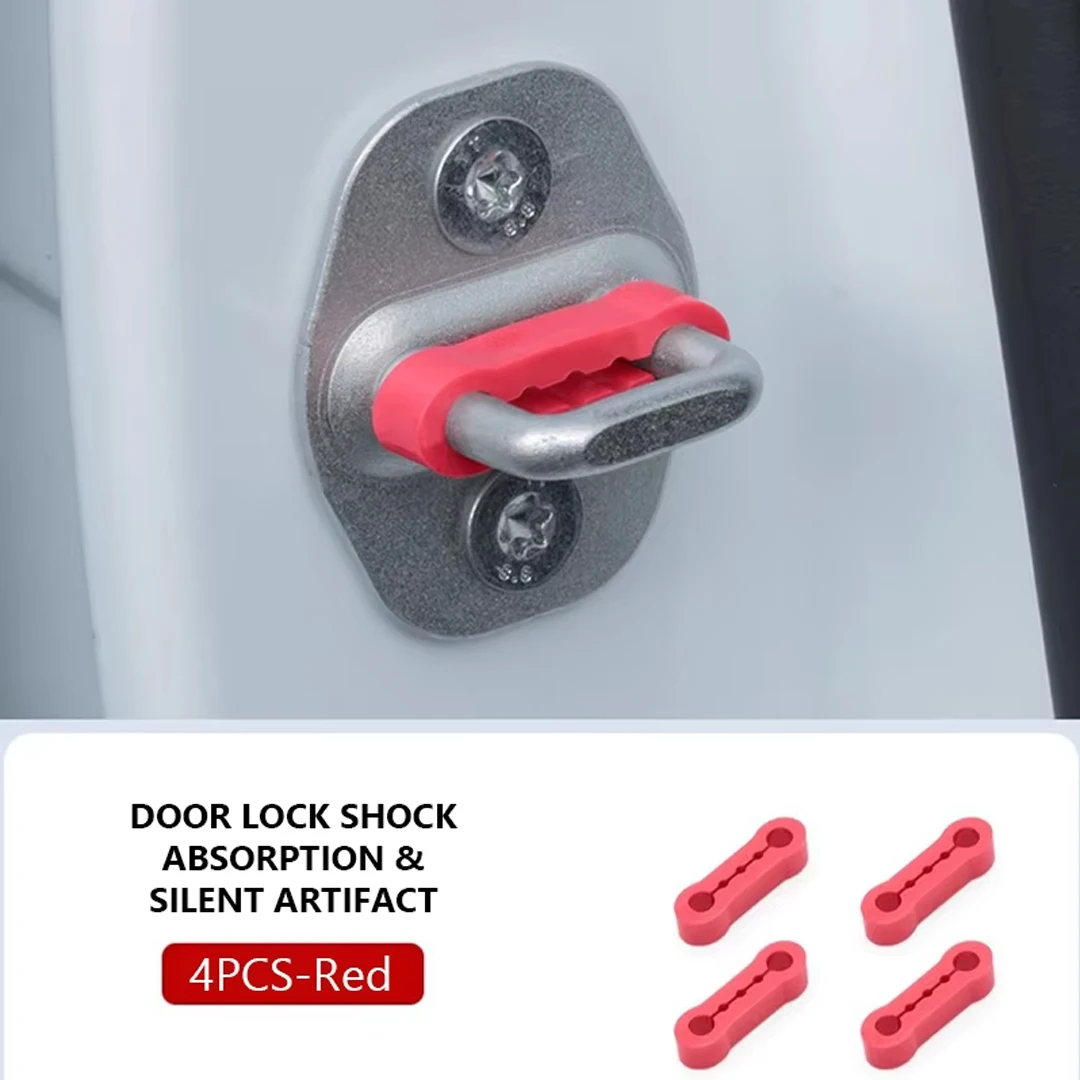 4/8 Stuks Auto Deur Schokdemper Universele Auto Deur Gesp Geluiddichte Deadener Demper Kussen Anti-Vibratie Buffer Pad