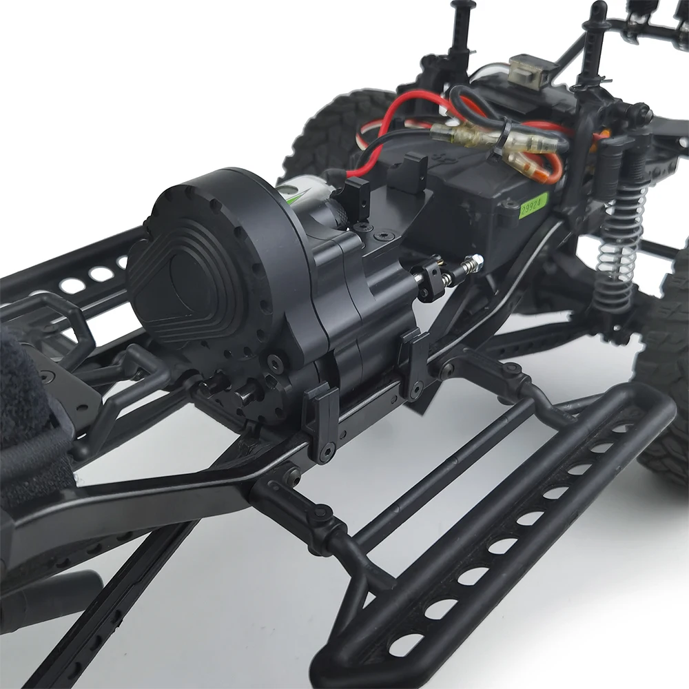 AXSPEED Metal 2 Speed Reverse Transmission Gearbox for Axial SCX10 Jeep Wrangler Wraith 90048 1/10 RC Crawler Car Truck Parts