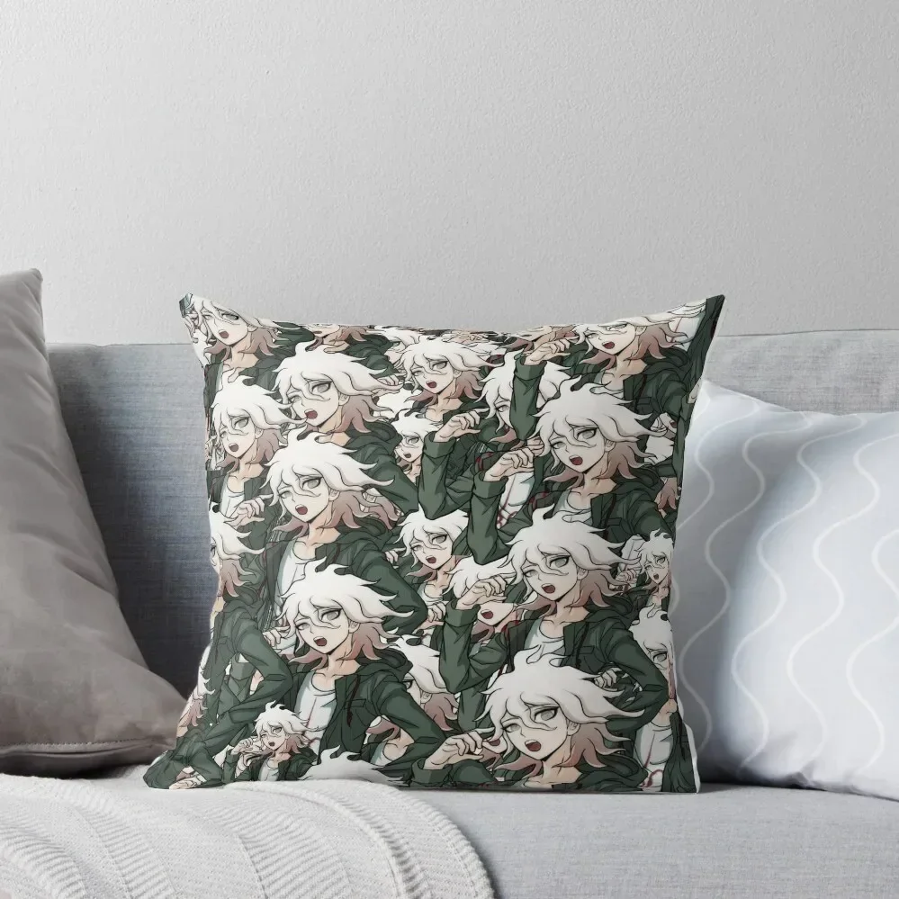 

*nagito komaeda voice* hope Throw Pillow christmas cushions covers Christmas Cushion For Home Elastic Cover For Sofa pillow