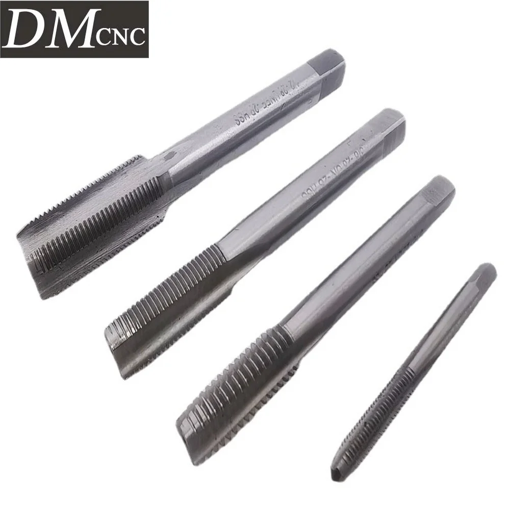 US Standard UNC Thread HSS Machine Taps | Straight Flute | Cobalt Enhanced | Sizes 4-40 to 7/16-14