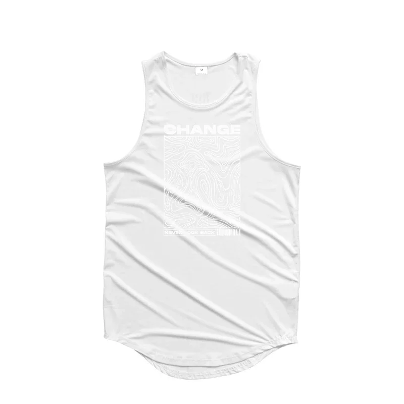 Gym Fitness Tank Tops Summer Mesh Quick Dry Sleeveless Shirts Mens Casual Running Sports Clothing Bodybuilding Workout Singlets