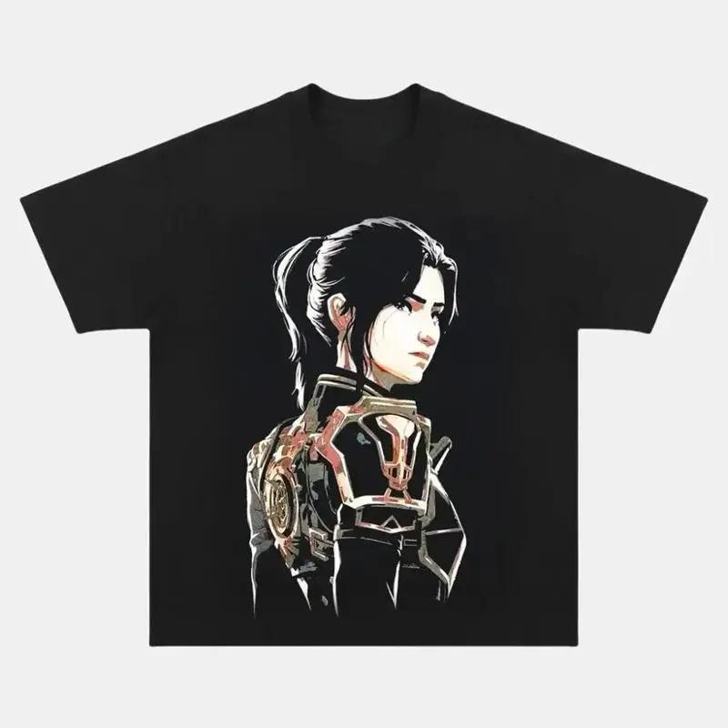 Arcane Caitlyn Bootleg T Shirt S 5Xl
