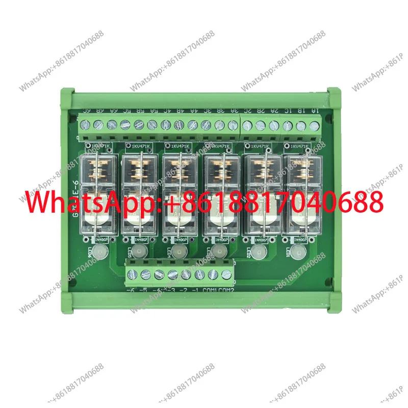 Relay Module 2/4/6/812v/24v Intermediate Module Control Board Signal PLC Output Amplifier Board