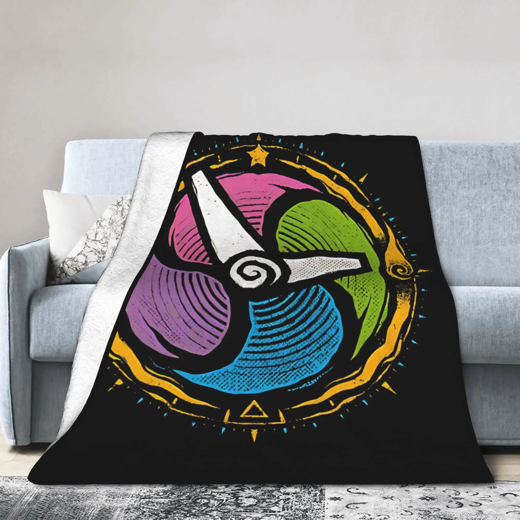 Yokai Watch Game Flannel Blanket  Novelty Throw Blanket for Home Hotel Sofa  200x150cm Rug Piece