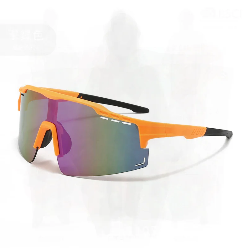 

Unisex Half-frame Sports Cycling Sunglasses Windproof Ski Mountaineering Goggles PC Material Interchangeable Lens Outdoor Gear