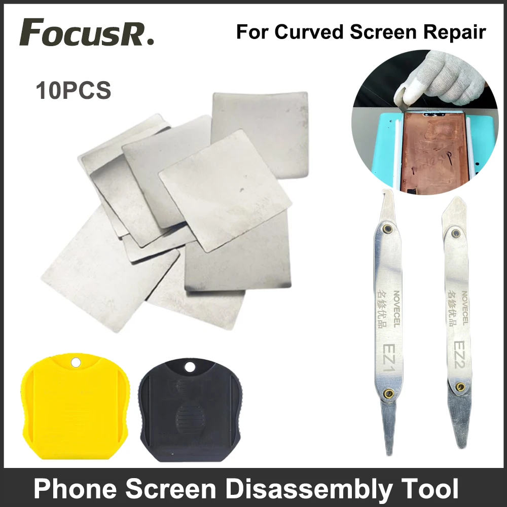 Novecel Curved Screen Remover Separation Tool Sets For Mobile Phone Edge OCA Glass Frame Bracket Separating Polarizer LCD Repair