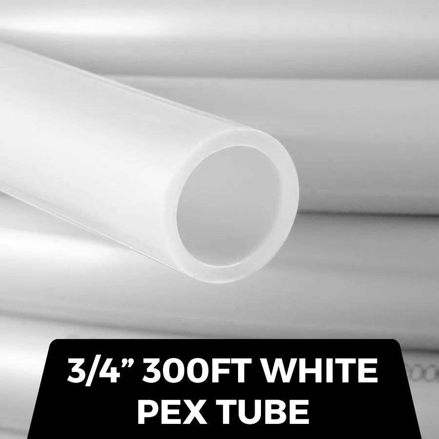 Oxygen NonBarrier PEX Tubing 3 4 Inch 300 Feet Tube Coil EVOH PEXB Pipe for Residential Commercial Radiant Floor Heating Pex P
