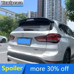For BMW X1 F48 2017 2018 2019 2020 Spoiler High Quality ABS Primer Color Trunk Lip Rear Roof Spoiler Wing Car Accessories