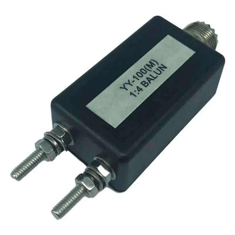 100W 1:4 HF Shortwave Antenna Balun QRP Mini Baluns for M Type Interface HF Frequency