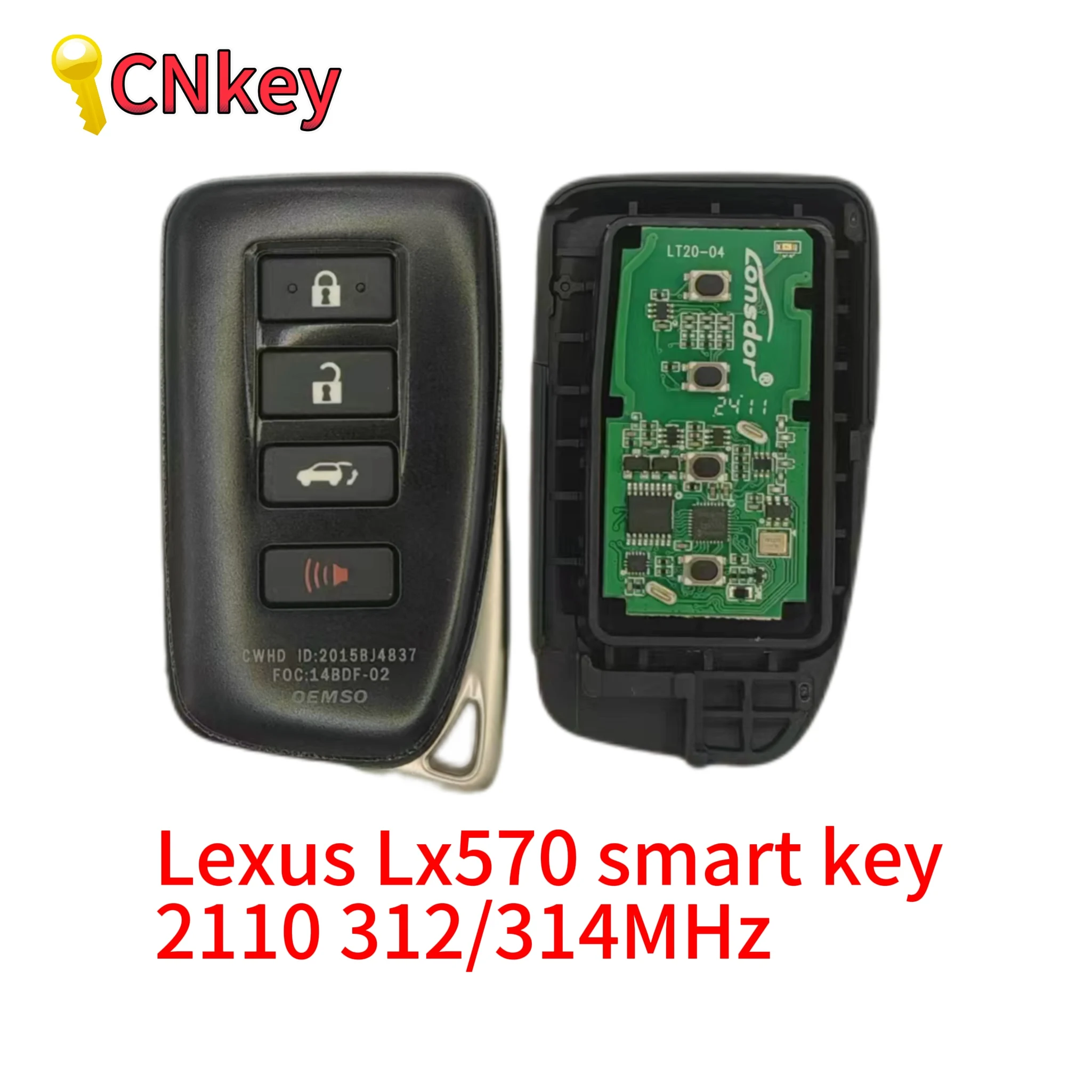 Lexus Lx570 smart key 2110 312/314MHz