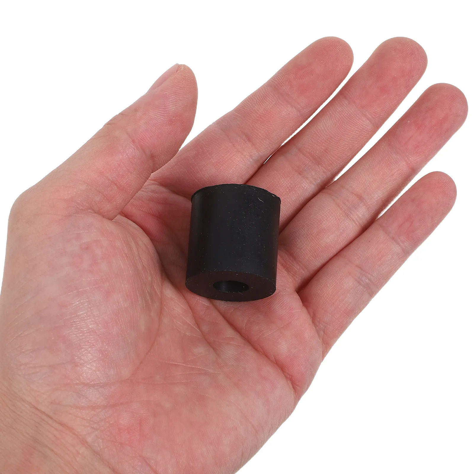 20Pcs Rubber O Shape Vibration Isolation Pads 25Mm Od 10Mm Id 25Mm Thick Black Anti Vibration Washers Machine Shock Absorber