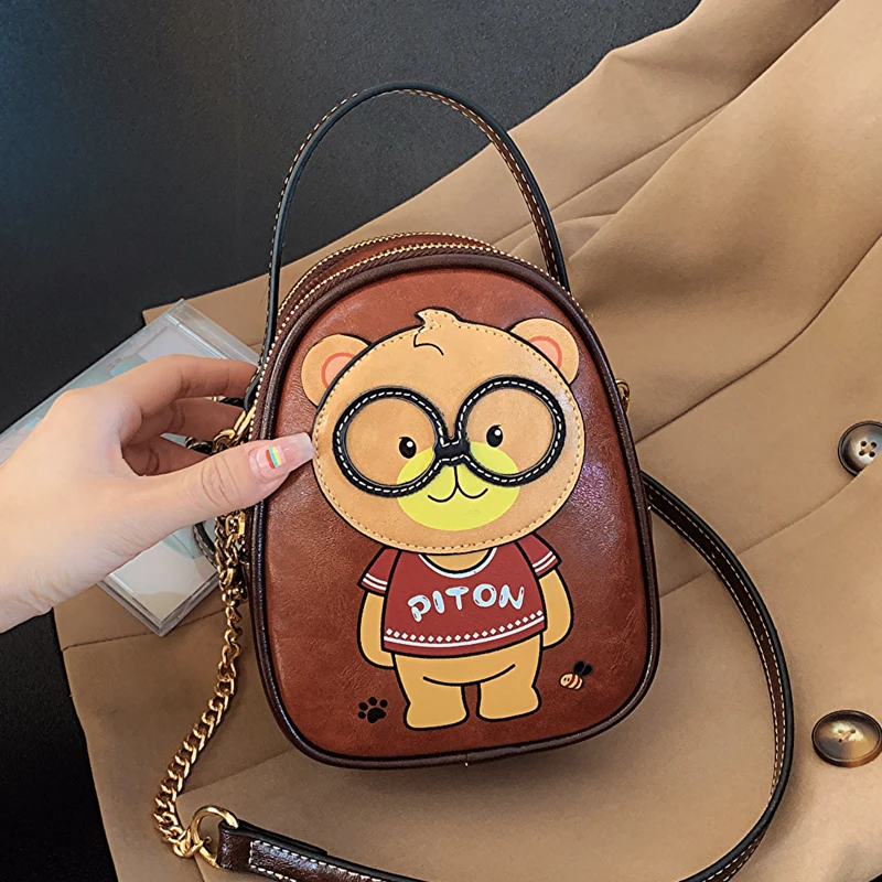 all-match mobile phone bag Casual bag women 2024 new women's bag niche design chain crossbody bag lightweight cute Girl purse