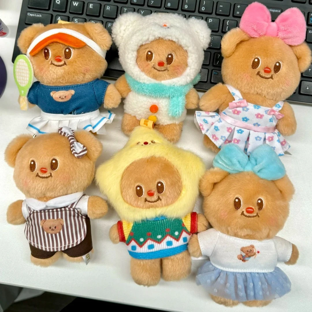

New Butter Bear Versatile Wardrobe Series Blind Box Action Figures Mystery Box Cute Doll Trendy Toy Keychain Birthday Gifts