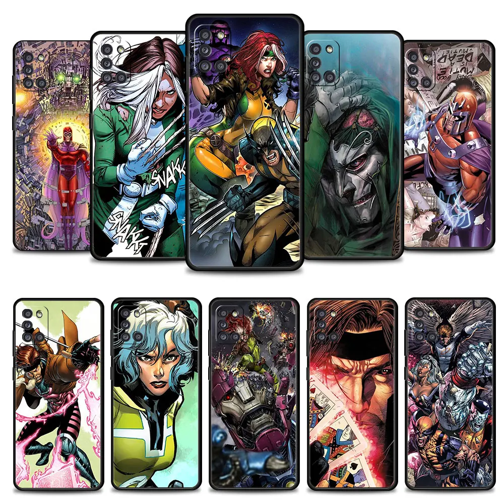 Trend Celular Case Marvel Gambit X MEN For Samsung Galaxy A51 A72 A32 4G A12 A31 A41 A52 A02s A21s A71 A03s A52s 5G A53 A33