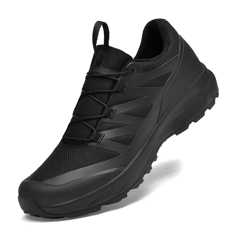

Men's Breathable Mesh Hiking Shoes Non-slip Thick Sole Outdoor Trekking Shoes Lightweight Casual Sports Sneakers for Men