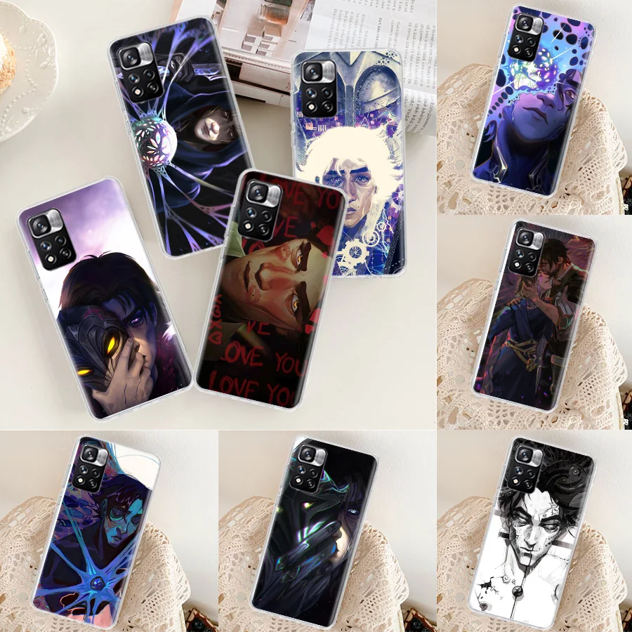 Cool Arcane V-Viktor Phone Case For Xiaomi Mi 14 12 10 Lite 12X 12T 13 5G 11T 10T Pro 11i 9 8 A3 CC9 6X 5X Capa Coque Fundas TPU