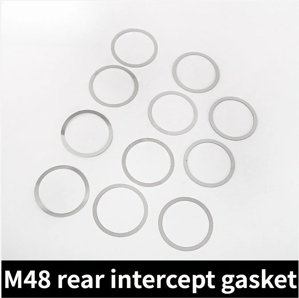 11 個のステンレス鋼リアインターセプトフランジガスケットキット 0.02mm-1mm 望遠鏡カメラ天体写真用 M42/ M48/ M54