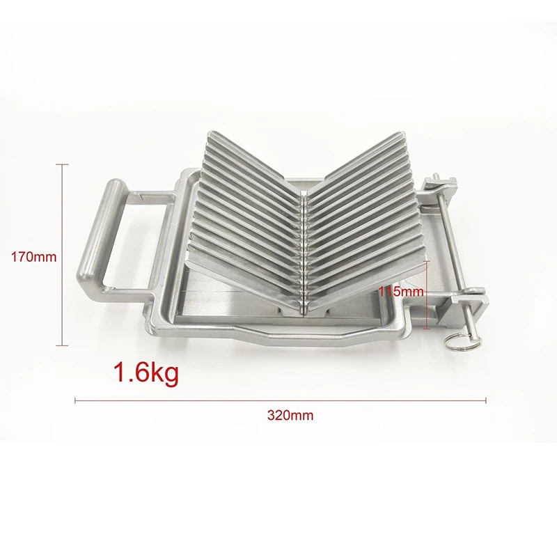 Stainless Steel Cutting Board Cheese Slicer 10Mm/20Mm Manual Ham Cheese Bread Toast Food Slicer