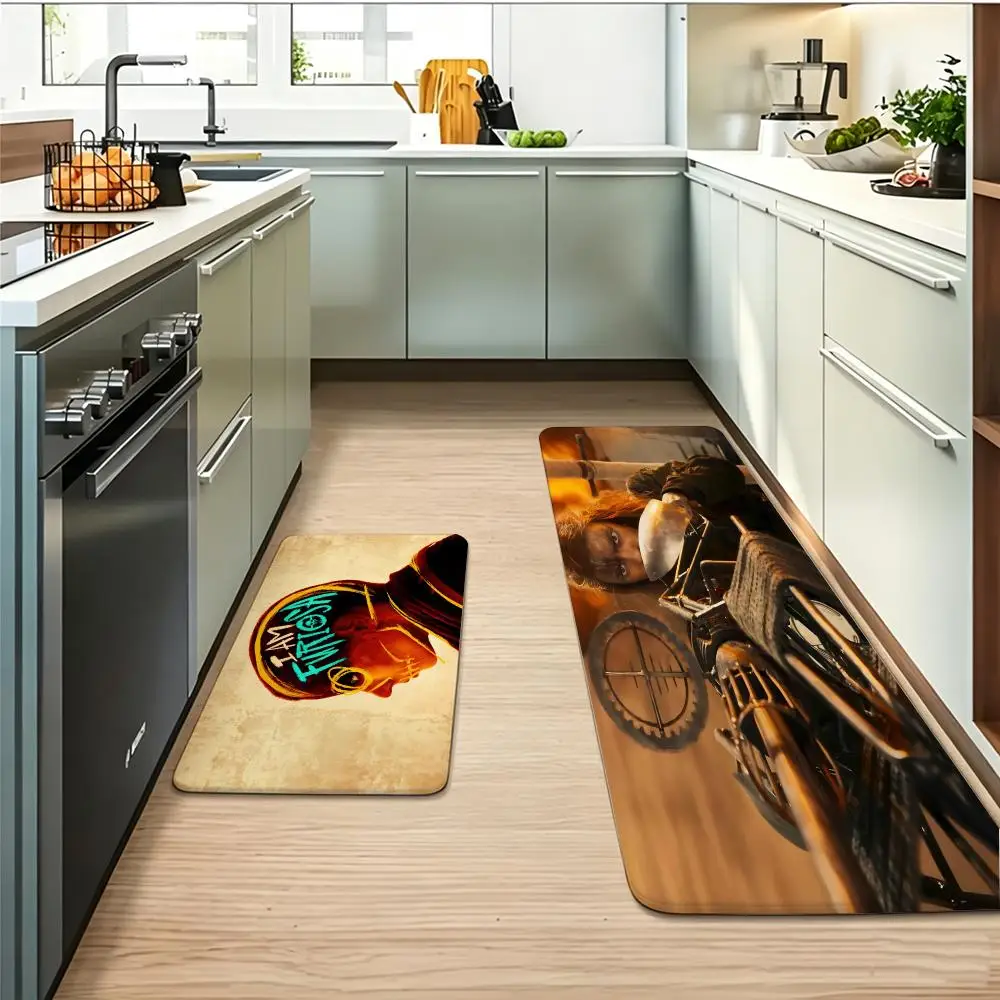 Furiosa A Mad Max Saga Floor Mat Flannel Rug, Suitable For The Living Room Or Bathroom; Non-slip And Absorbent.
