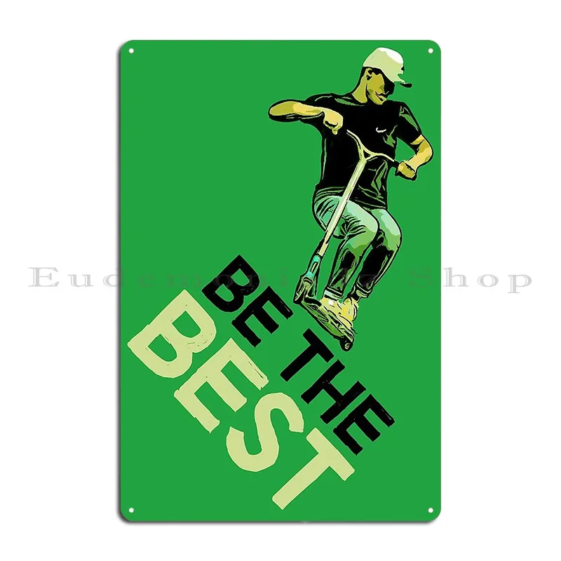 Stunt Scooters Trick Scooters Metal Plaque Retro Cinema Customized Wall Decor Tin Sign Poster